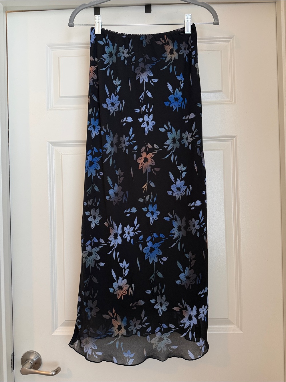 90’s Inspired Floral Midi-Maxi Skirt